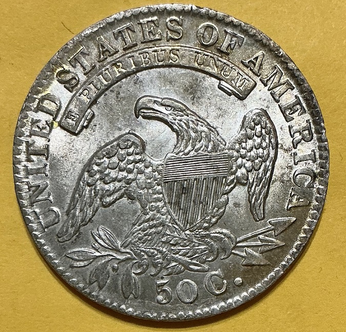 1833-Capped-Bust-Half-For-Grading-/-Overton