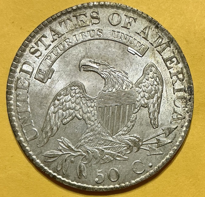 1824-Capped-Bust-Half-For-Grading-/-Overton