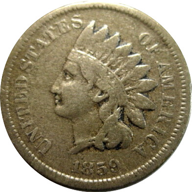 1859-Indian-Head-For-Grading