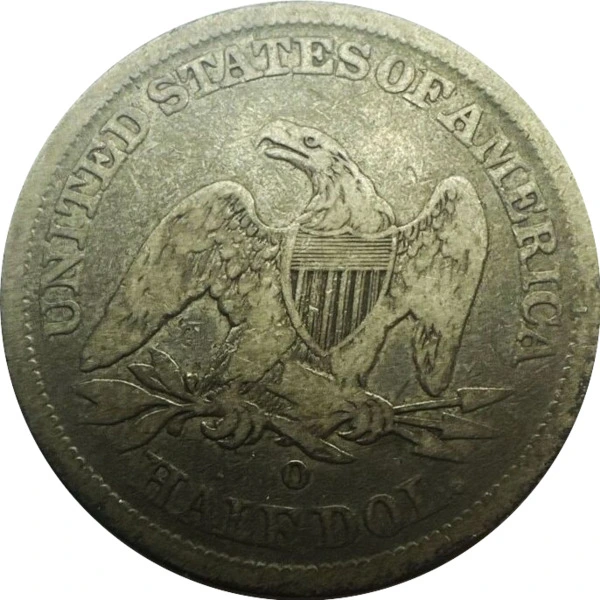 1843-O-Seated-Liberty-Half-Dollar-For-Grading