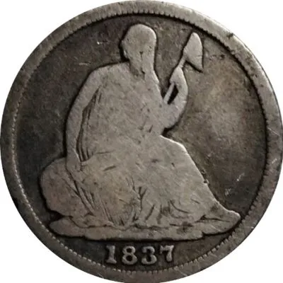 1837-Seated-Liberty-Half-Dime-For-Grading