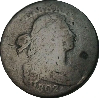 1802-Drapped-Bust-Large-Cent-For-Grading
