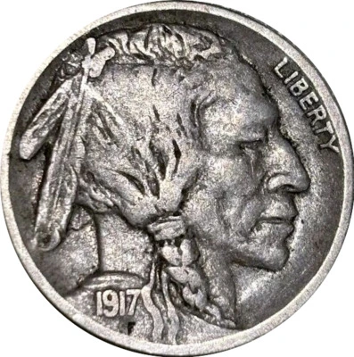 1917-D-Buffalo-Nickel-For-Grading