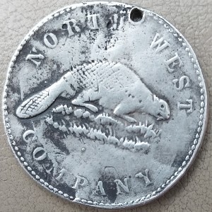 Silver-North-West-Company-One-Sided-Coin.----Real-Or-Not?