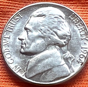 1964'-D-Nickel-.-SMS-Its-Not-Cleaned-And-It-Looked-Strong-If-That-Makes-Sense.