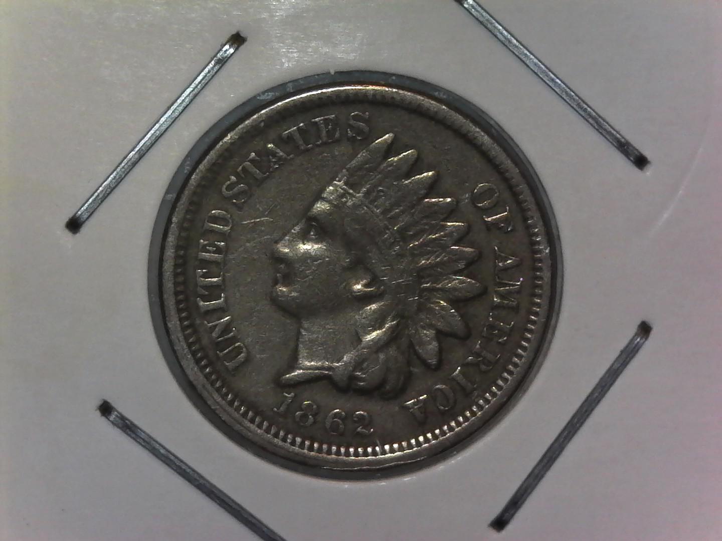 1862-And-1864-1-Cent---For-Grading