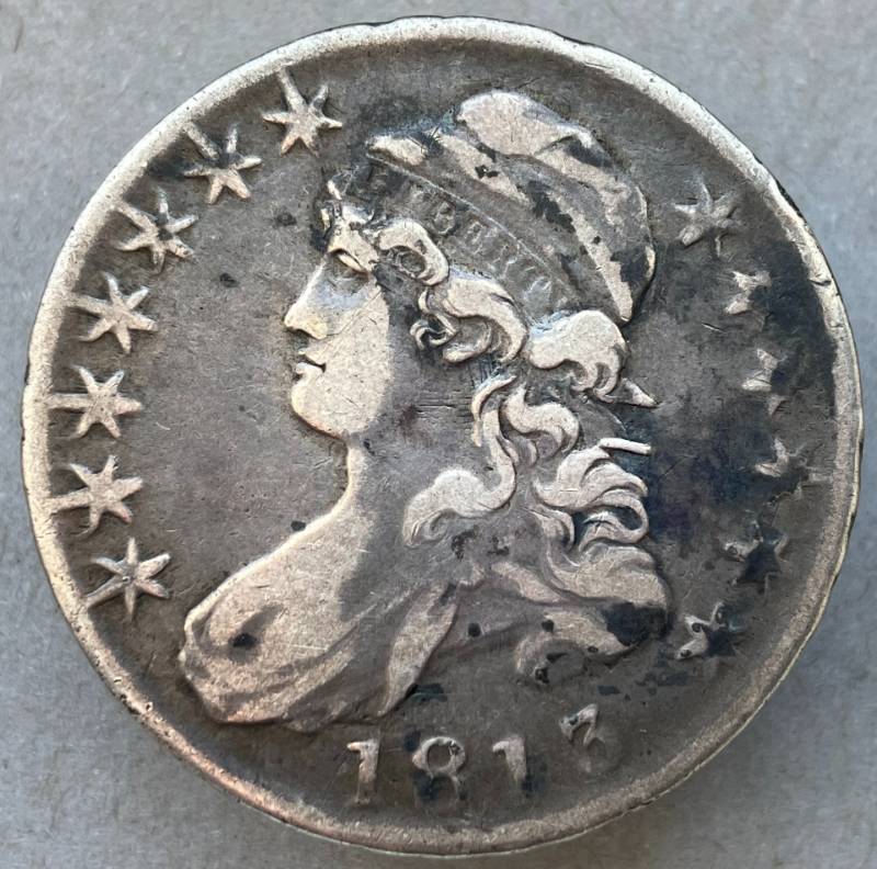 1813-O-109A-R-5-Single-Leaf-Capped-Bust-Half-Dollar