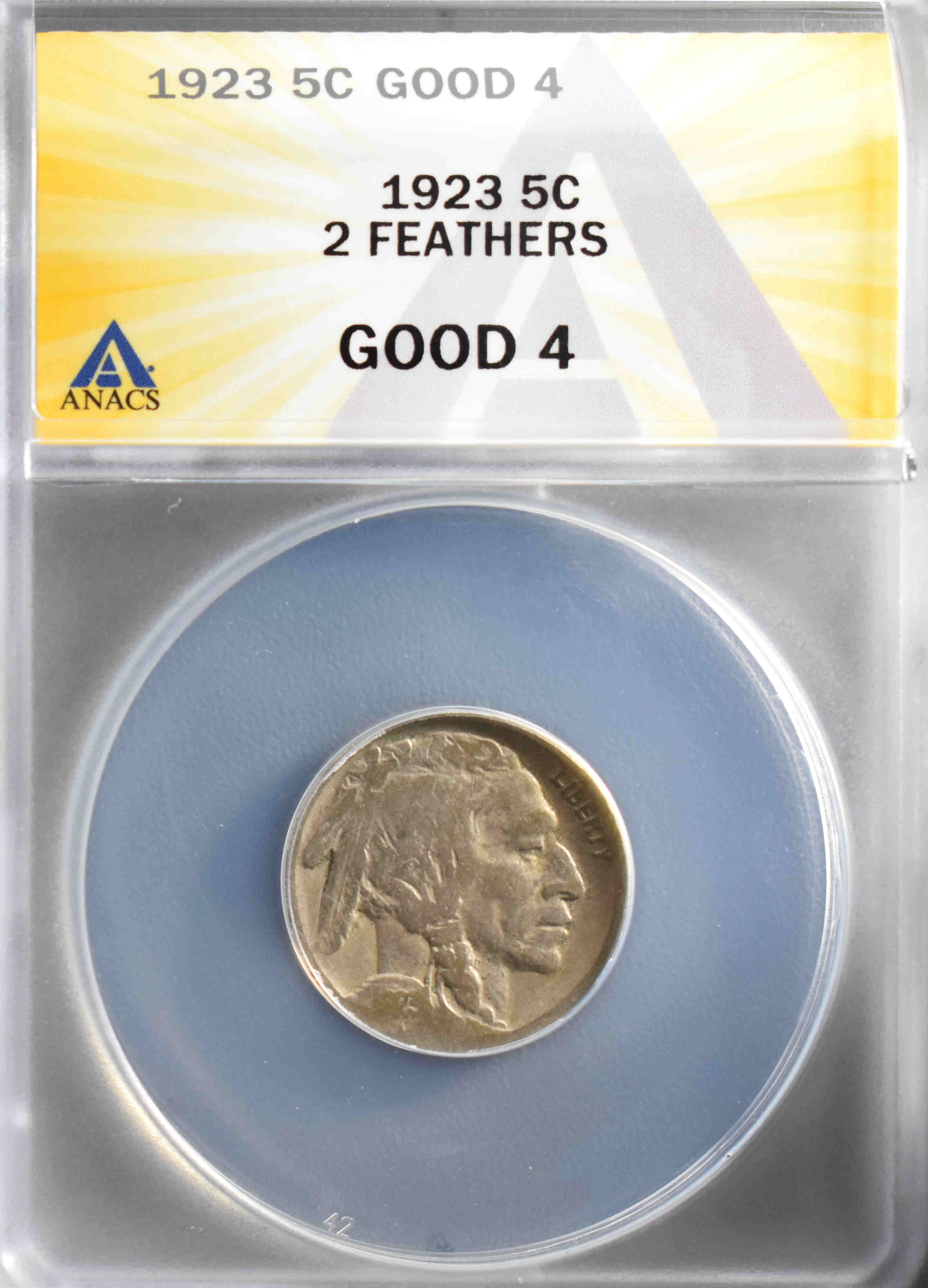 1923-P-Two-Feather-Buffalo