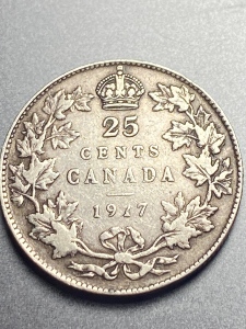1917?-25-Cent-Die-Crack?-Common?