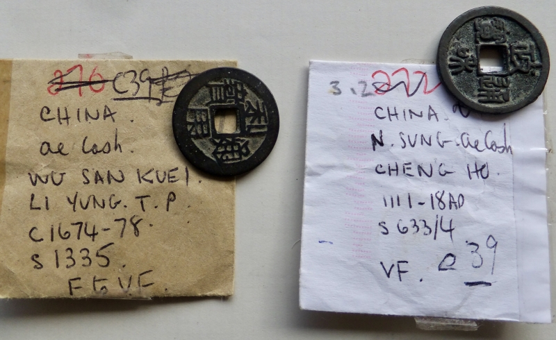 Two-Chinese-Coins.-Is-The-Packet-Description-Correct-?-Id:-12th-And-17th-Century-Cast-Chinese-Cash