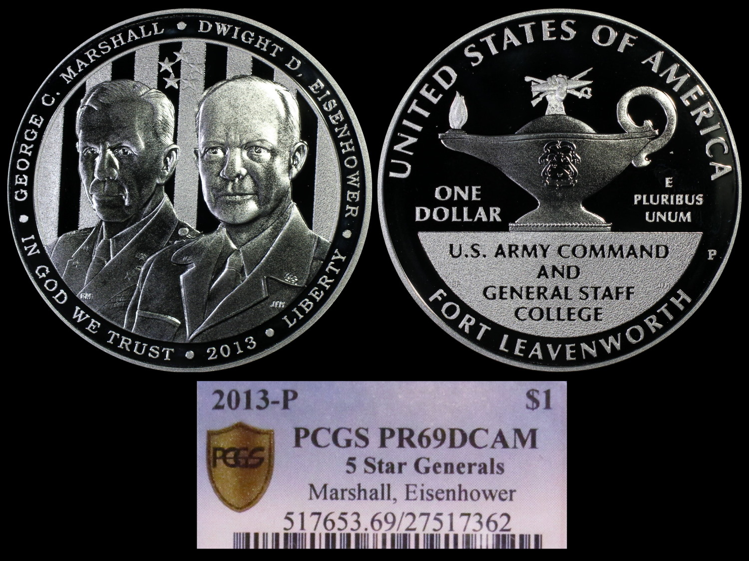 Commems-Collection-Modern:-What-If?-1995-George-C.-Marshall-WWII-Service