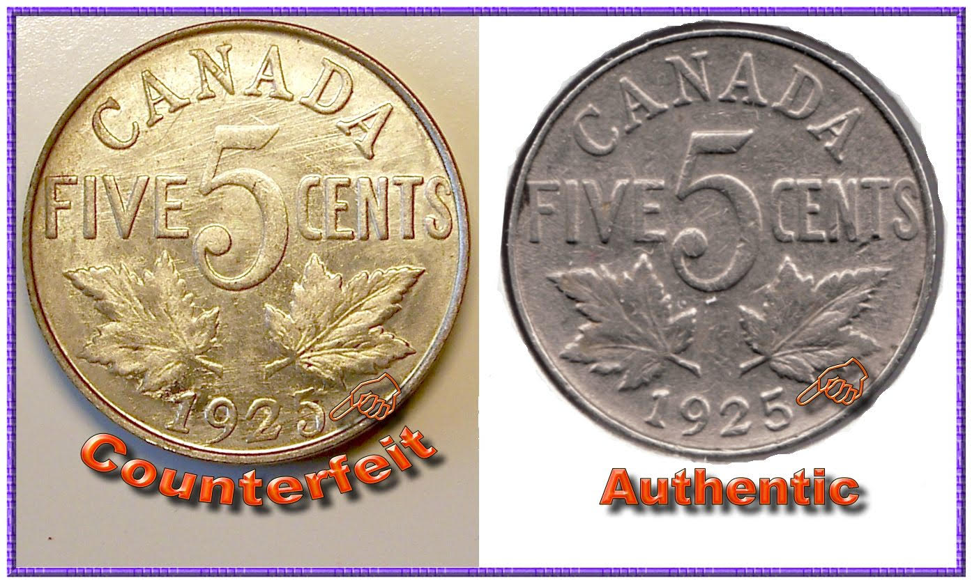 1925-Canadian-Nickel---Real-Vs-Counterfeit
