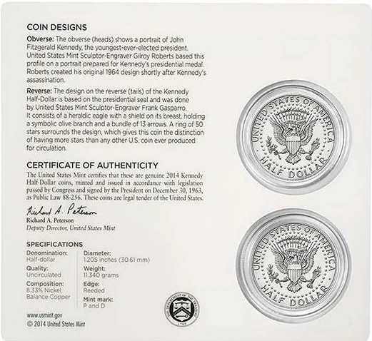Actually-Unique-2014-Kennedy-50c-Coins---How-Many