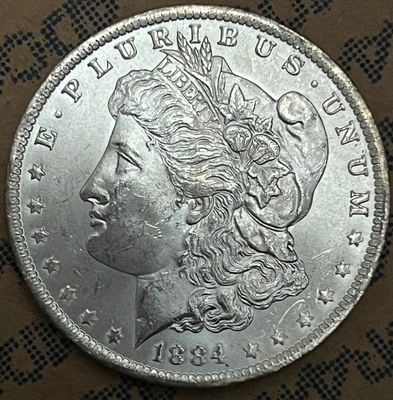 Toned-1884-O-Morgan-Dollar-For-Grading
