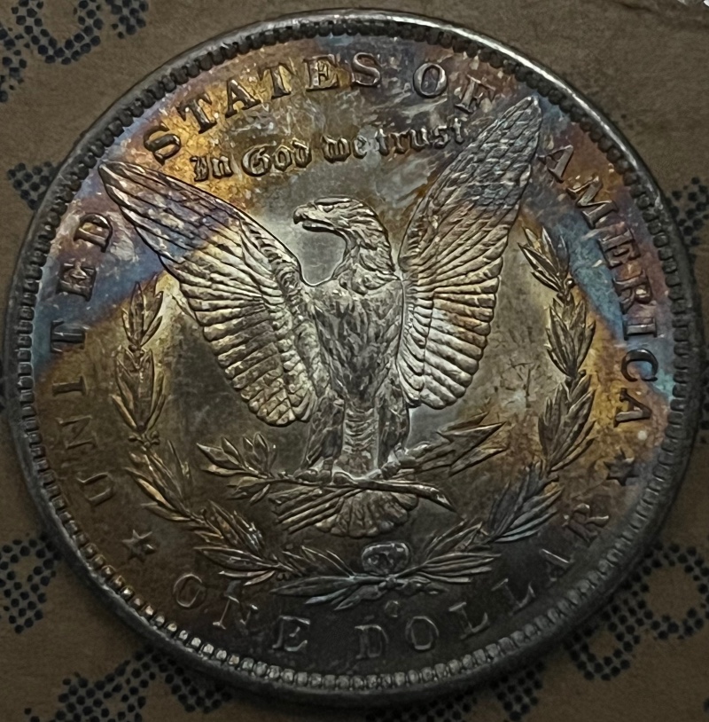 Toned-1884-O-Morgan-Dollar-For-Grading