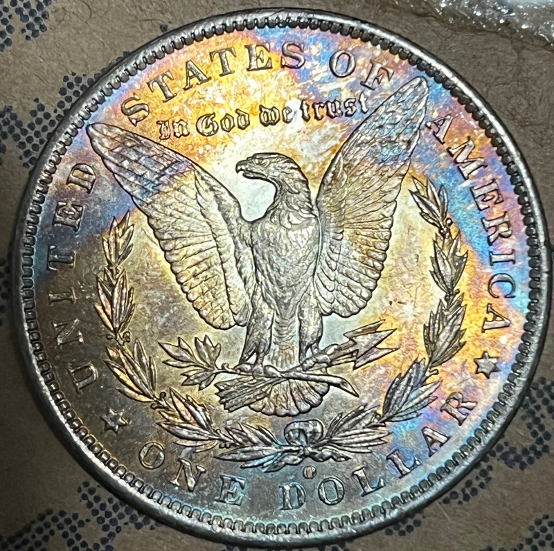 Toned-1884-O-Morgan-Dollar-For-Grading