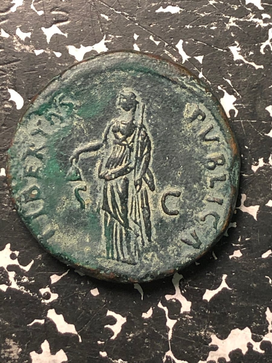 Ancient-Rome-Nerva-Sestertius-29.37g-32.7mm