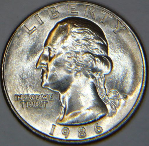1986-D-Washington-Quarter-For-Grading