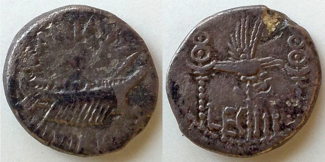 Mark-Antony-Legion-Denarius-Showing-Crystallized-Silver