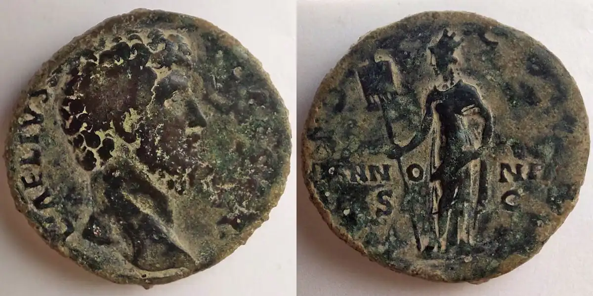 Aelius-Sestertius,-Pannonia