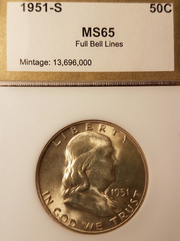 1951-S-Franklin-Half-Dollar