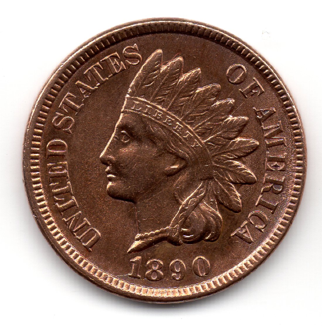 1890-Indian-Head-Cent,-Cleaned/Polished-Or-Slab-Worthy?
