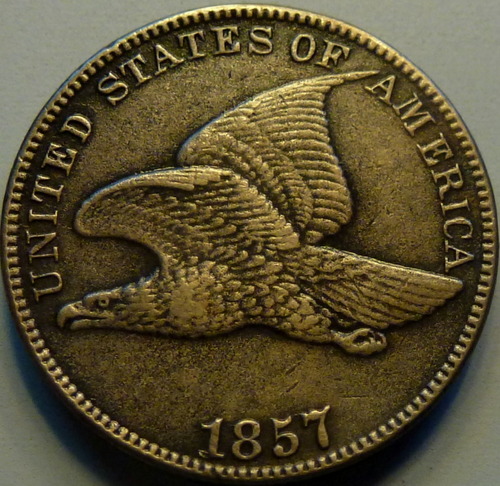 1857-Flying-Eagle-With-1856-Obverse-After-Verdi-Care-Soaking