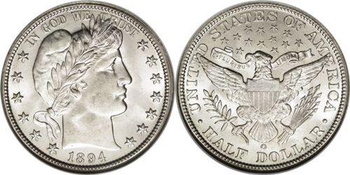 Help-On-A-Barber-Half-Dollar-1894-O-----Key-Date!!