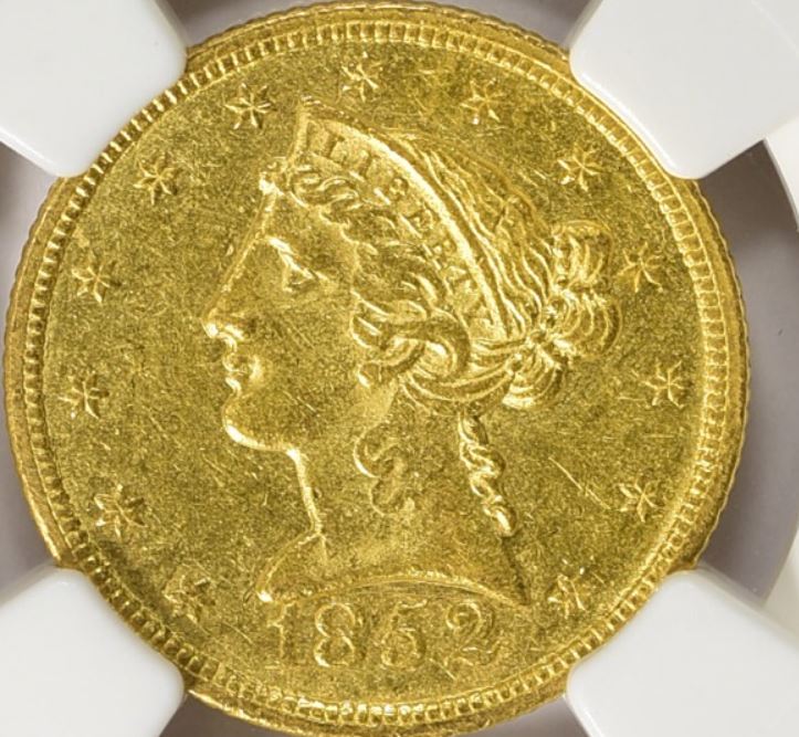 Guess-The-Grade-1852-C-$5-Gold