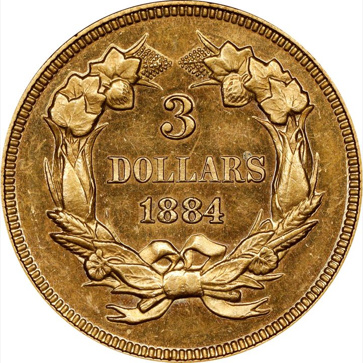 New-Pickup-1884-$3-Gold-PF-62