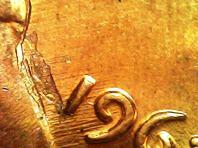 1962-D-Cent-Struck-Through