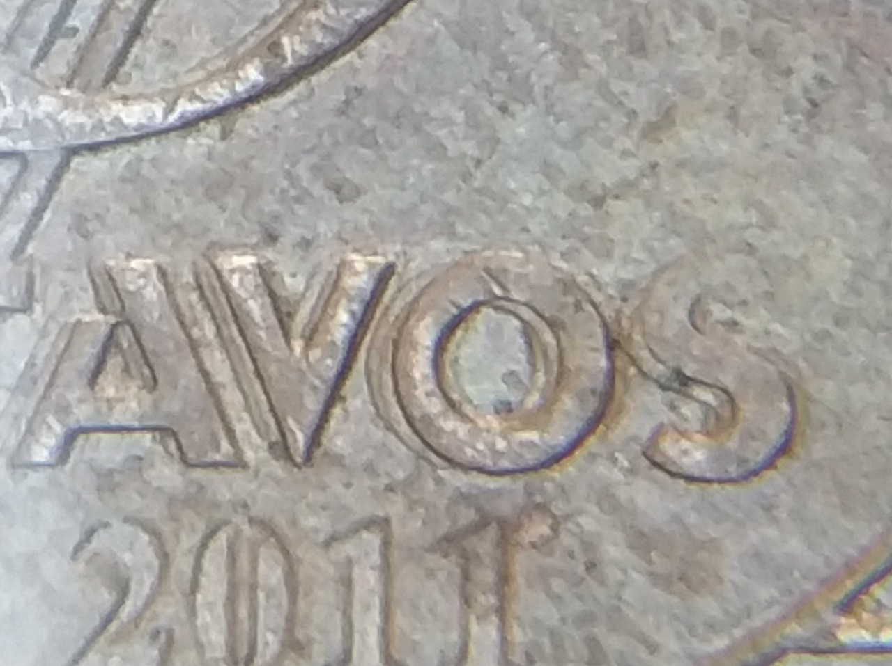 25-Centavos-2011-Doubled-Die,-Brazillian-Coin