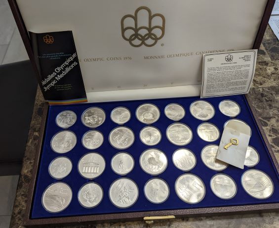 Canadian-Olympic-Coins-1976-Proof-Set-28-Coins