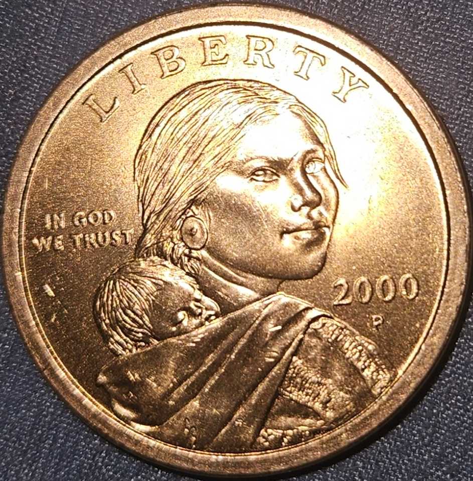 1$-2000-P-Sacagawea-Coin