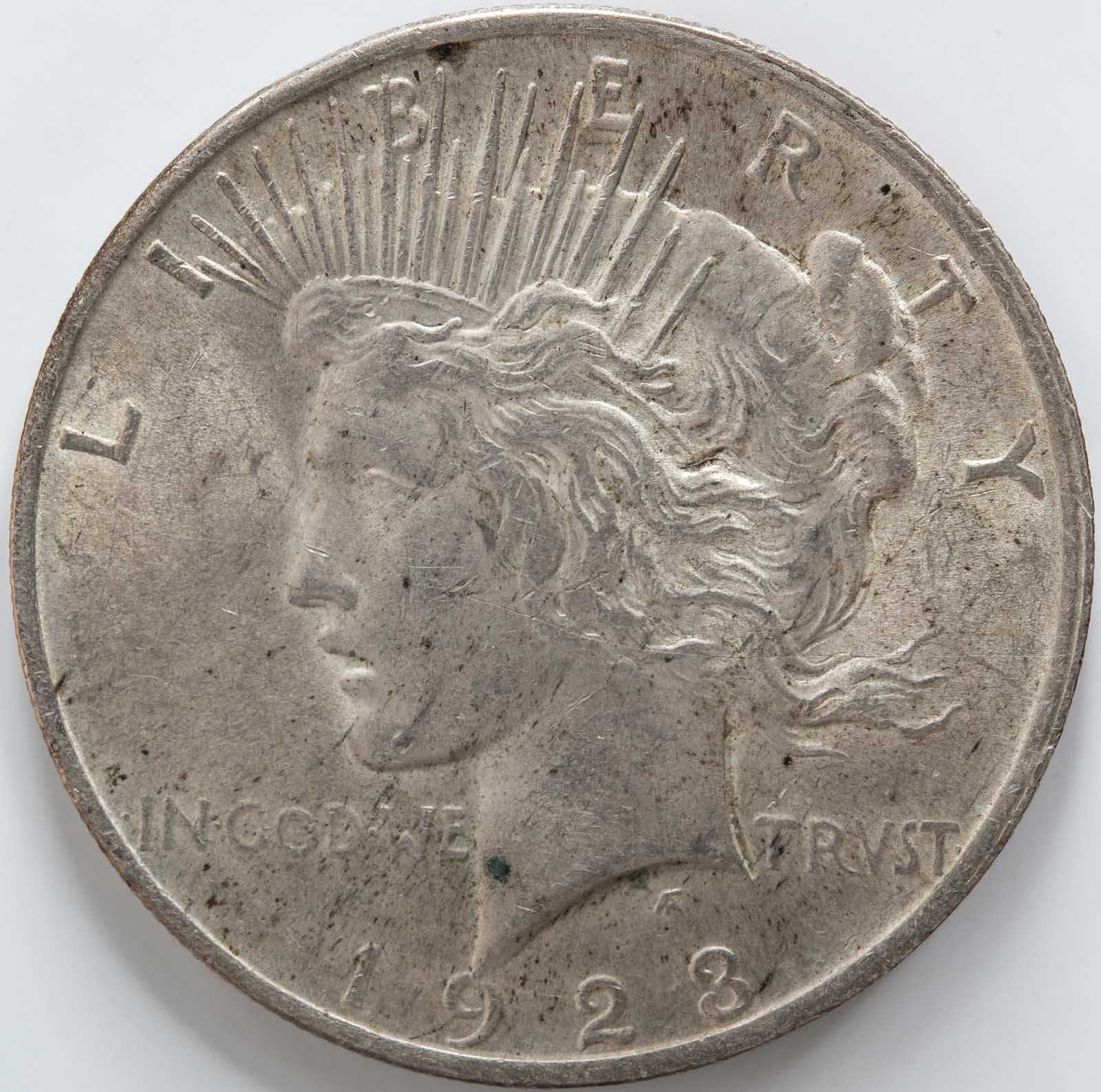 1923-Peace-Dollar-For-Discussion-And-Conservation