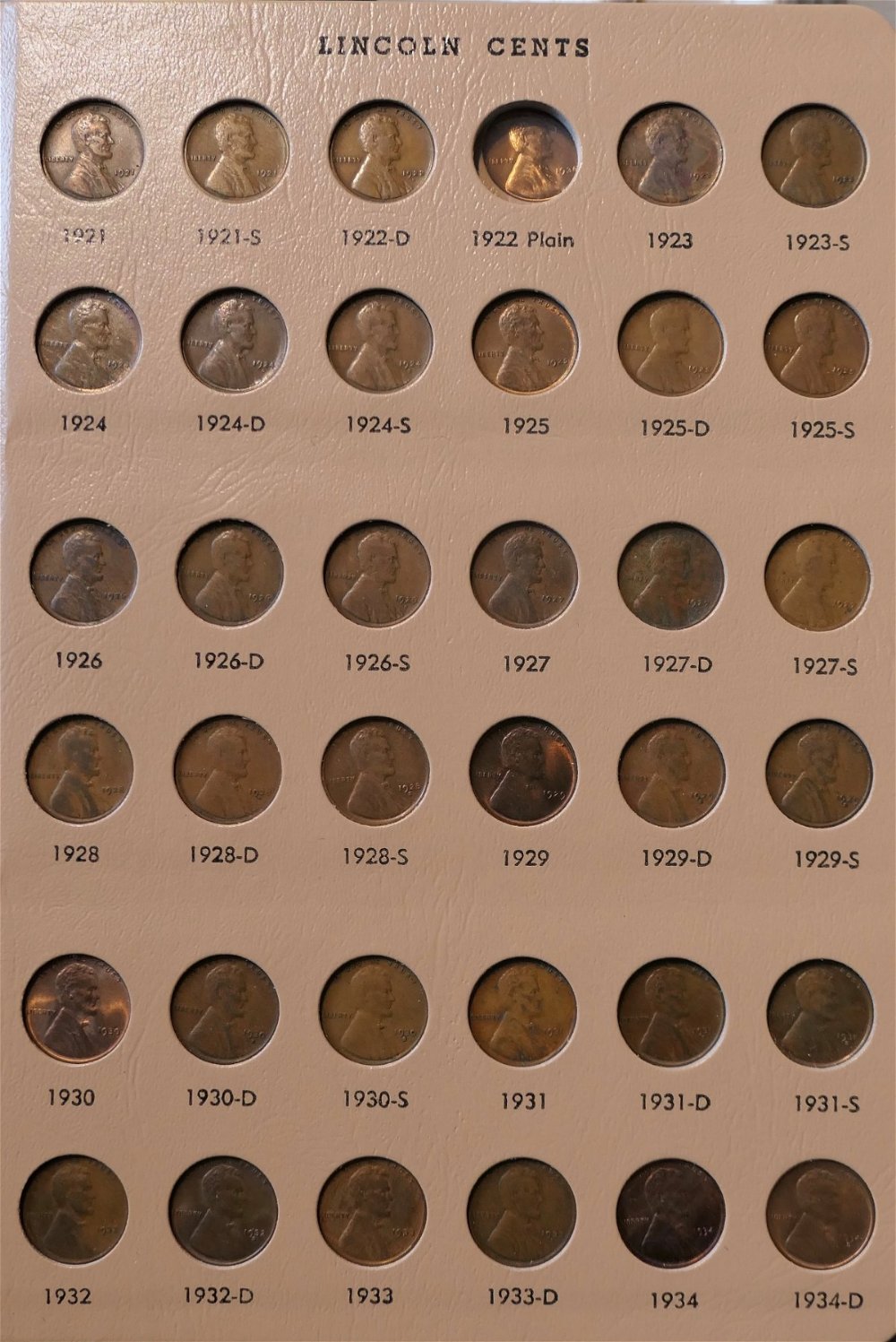 My-Lincoln-Cent-Collection-1909---Date-...-Valuation-Resource?