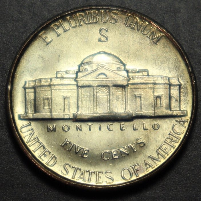 1942-S-And-1950-D-Jefferson-Nickels
