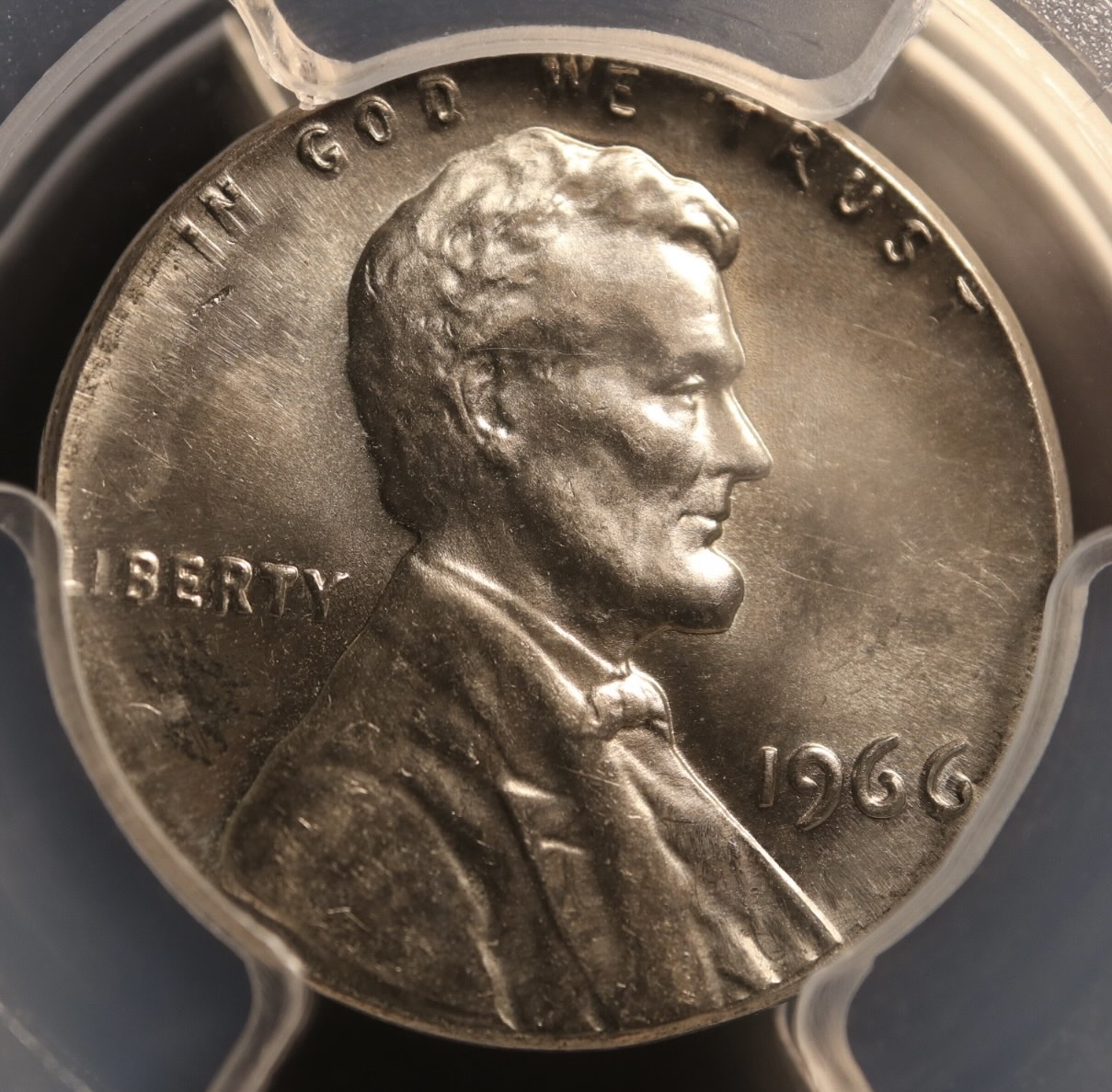 1966-Lincoln-Memorial-Cent,-Struck-On-10c-Clad-Planchet---You-Vs.-PCGS