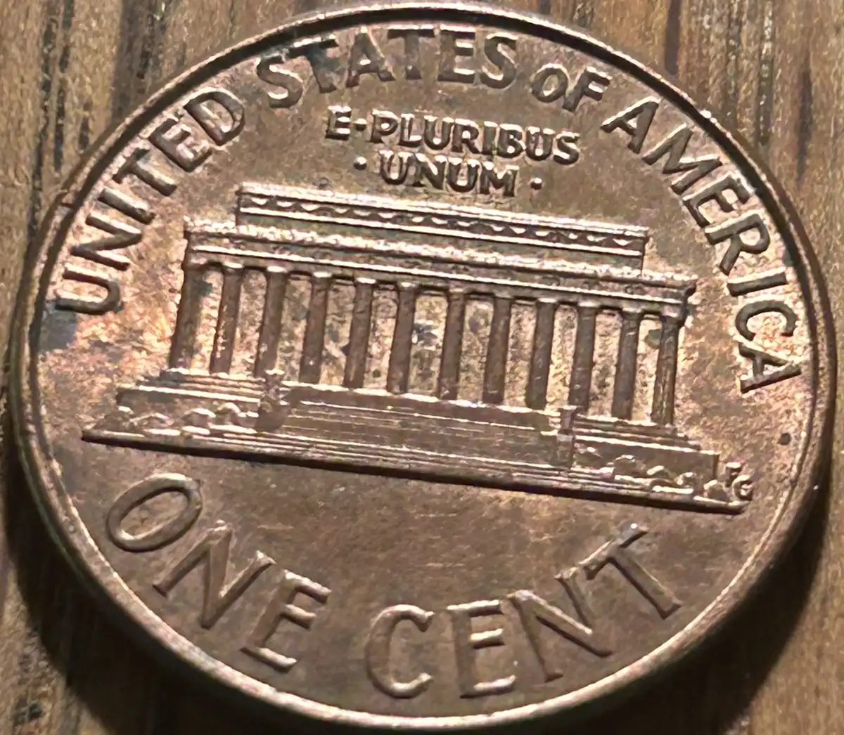 Found-A-1999-Wide-AM-Lincoln-Memorial-Cent-CRH!