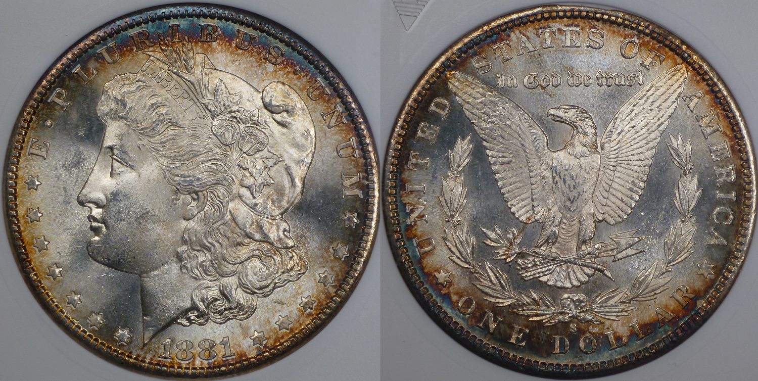 An-1881-S-Morgan-Dollar-Graded-MS-64-By-ANACS.-I-Think-It's-A-VAM-70?