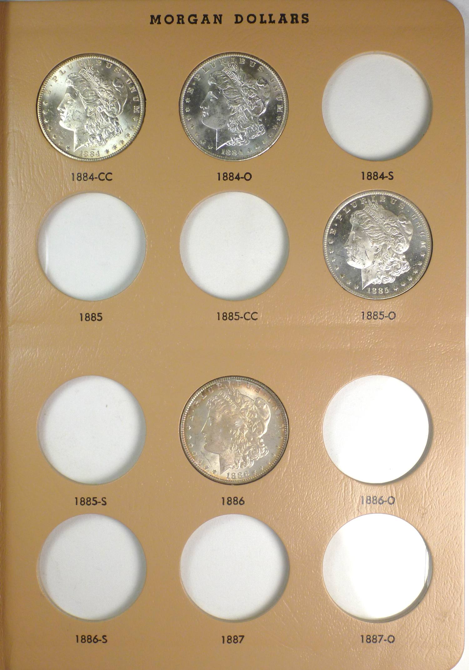 My-Complete-Dansco-7178/7179-Morgan-Dollar-Date-And-Mint-Mark-Set-Goal.