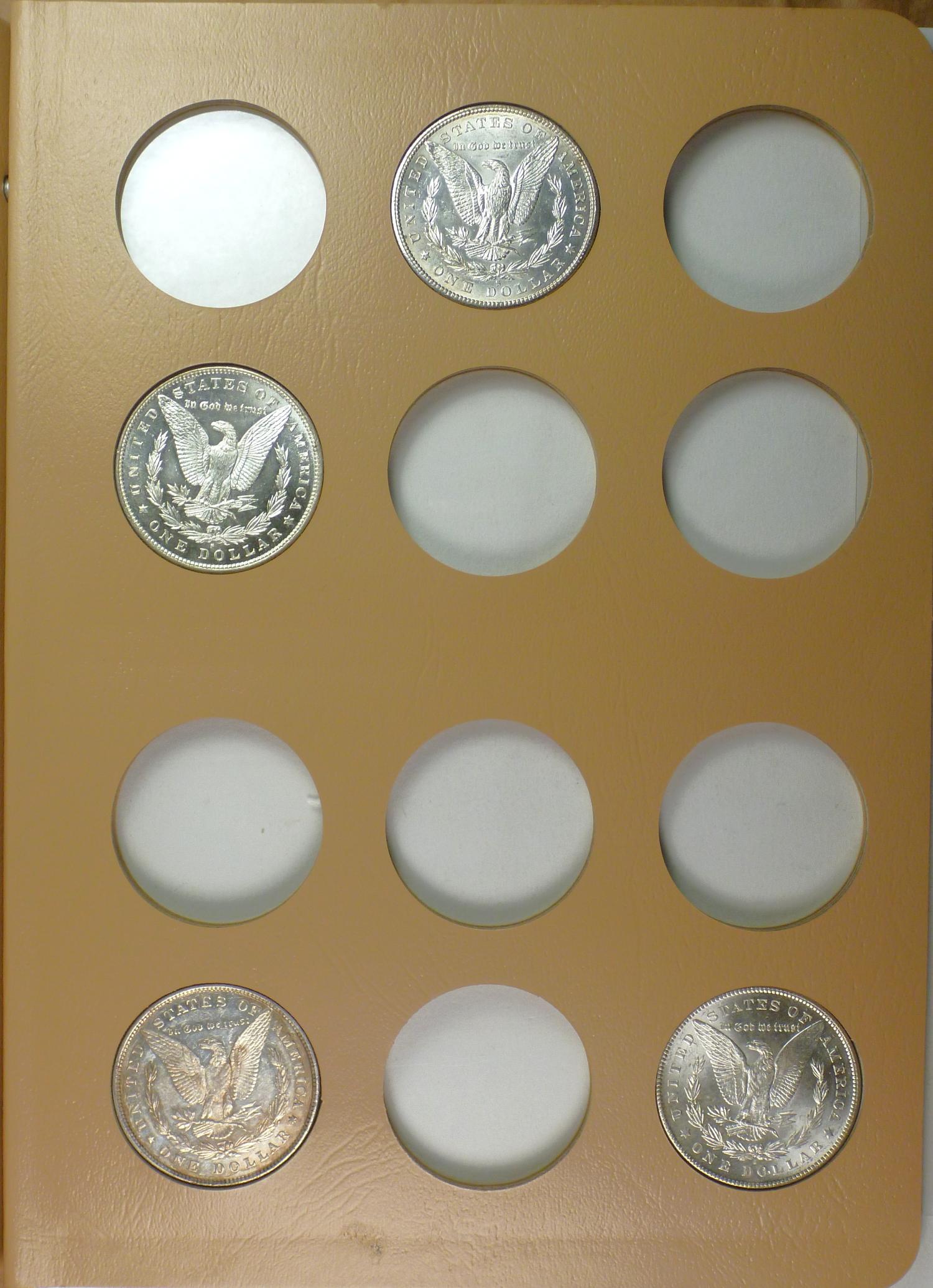 My-Complete-Dansco-7178/7179-Morgan-Dollar-Date-And-Mint-Mark-Set-Goal.