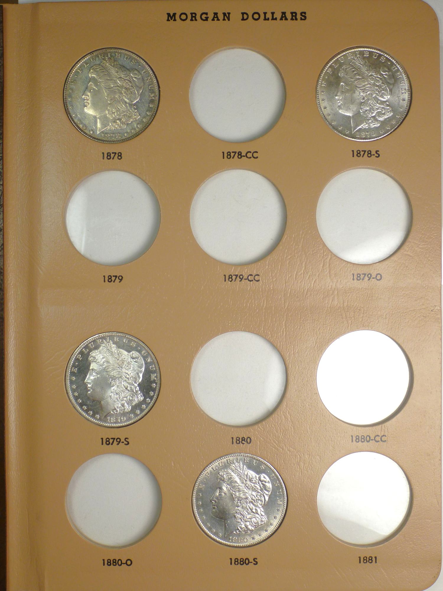 My-Complete-Dansco-7178/7179-Morgan-Dollar-Date-And-Mint-Mark-Set-Goal.