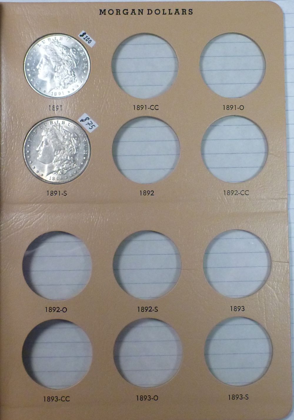 My-Complete-Dansco-7178/7179-Morgan-Dollar-Date-And-Mint-Mark-Set-Goal.