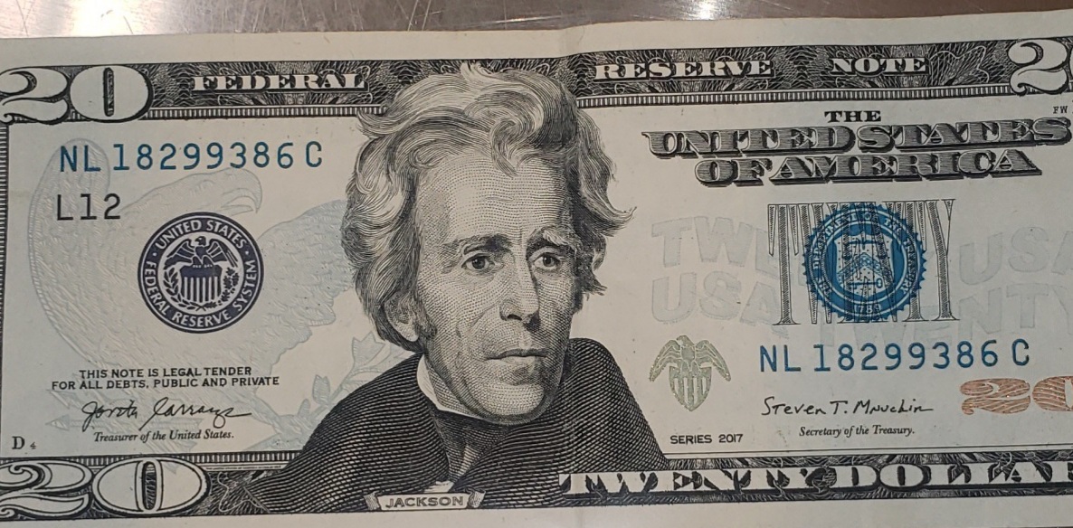 $20-Dollar-Bill-Blue-Seal-And-Blue-Serial-Numbers