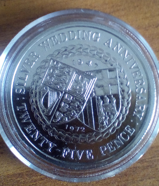 1972--Isle-Of-Man--Royal-Wedding-Commemorative--Silver-Proof-25-P