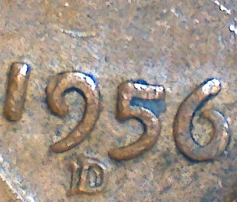 One-Cent-1956-D-Doubling-Letter-D?