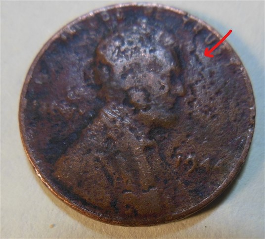 Opinion-One-Cent-1944-Damaged-By-What?