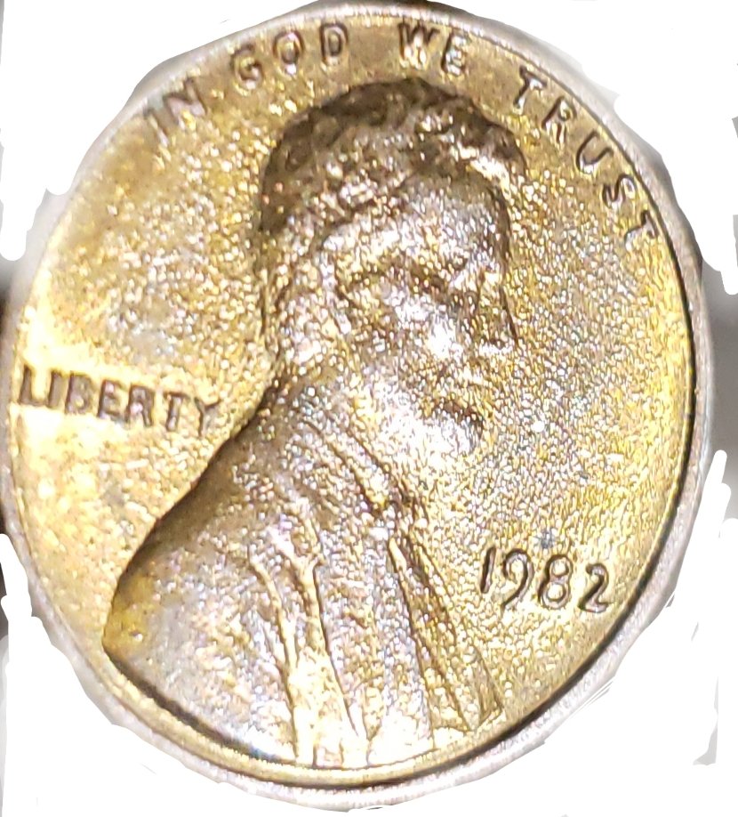 1982-D-Penny***with-Different-Layer-Of-Something