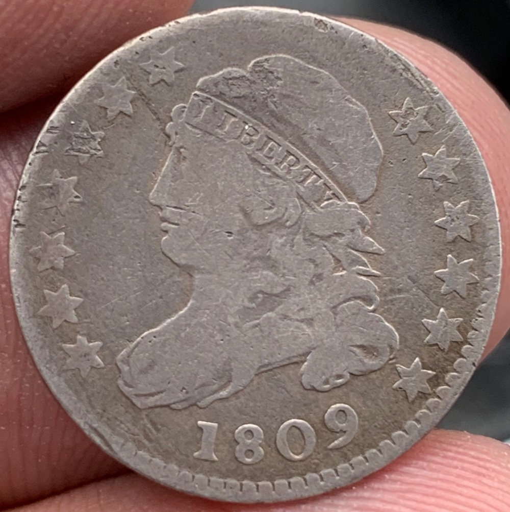 1809-Bust-Dime.--Rough-But-Mine.--Opinions-Please!